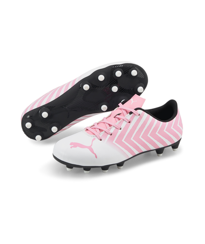 PUMA Tacto II FG/AG Junior Cleats 106704 05 - WHITE/PINK