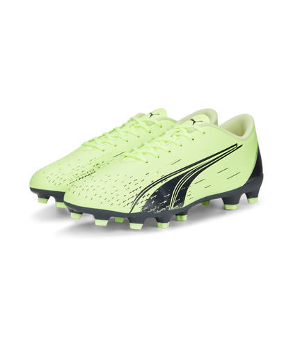 Puma Ultra Play FG/AG Junior Soccer Cleats 106923 01  FIZZY LIGHT-PARISIAN NIGHT-BLUE GLIMMER