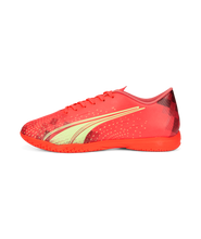 Load image into Gallery viewer, Puma Ultra Play Indoor Soccer Shoes 106910 03  FIERY CORAL-FIZZY LIGHT
