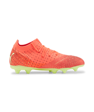 Load image into Gallery viewer, Puma Future Z 3.4 FG/AG Junior Soccer Cleats 107010 03  FIERY CORAL-FIZZY LIGHT-PUMA BLACK-SALMON