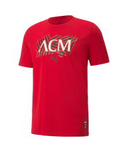 Load image into Gallery viewer, Puma AC Milan FtblCore Tee 764346 01 RED/BLACK/GOLD