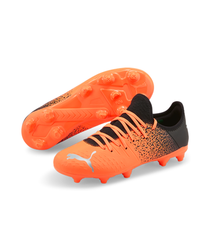 PUMA Future Z 4.3 FG/AG Jr Cleats 10677701 - NEON CITRUS-SILVER-BLACK