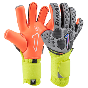 Rinat Kaizen Pro Goalie Gloves 1GPR1A2A50 224 GREY YELLOW ORANGE