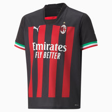 Load image into Gallery viewer, Puma Youth AC Milan Home Jersey 2022/23 765826 01 BLACK/RED