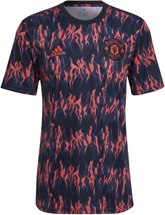 adidas Manchester United FC Prematch Shirt H63947 BLACK/RED