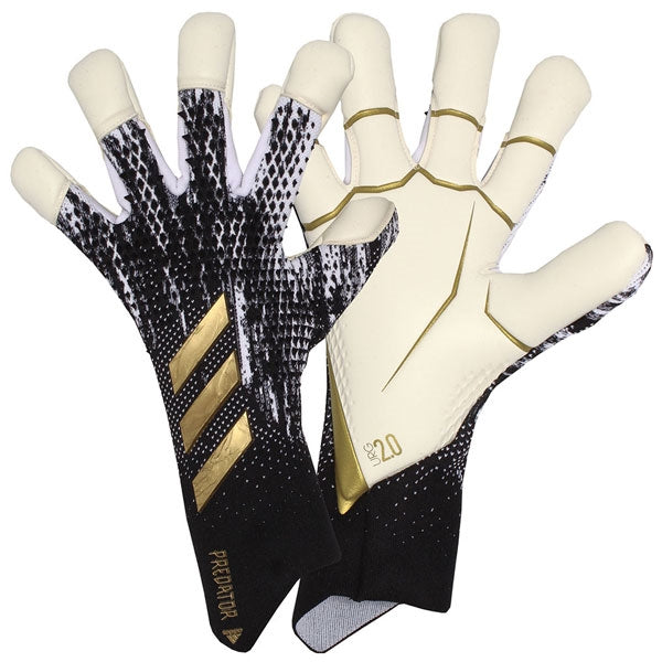 Adidas Predator Pro Hybrid Gloves Black White Gold FS0410