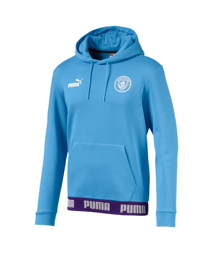 Puma Manchester City Football Culture Hoodie 2020-21 Blue 75613427