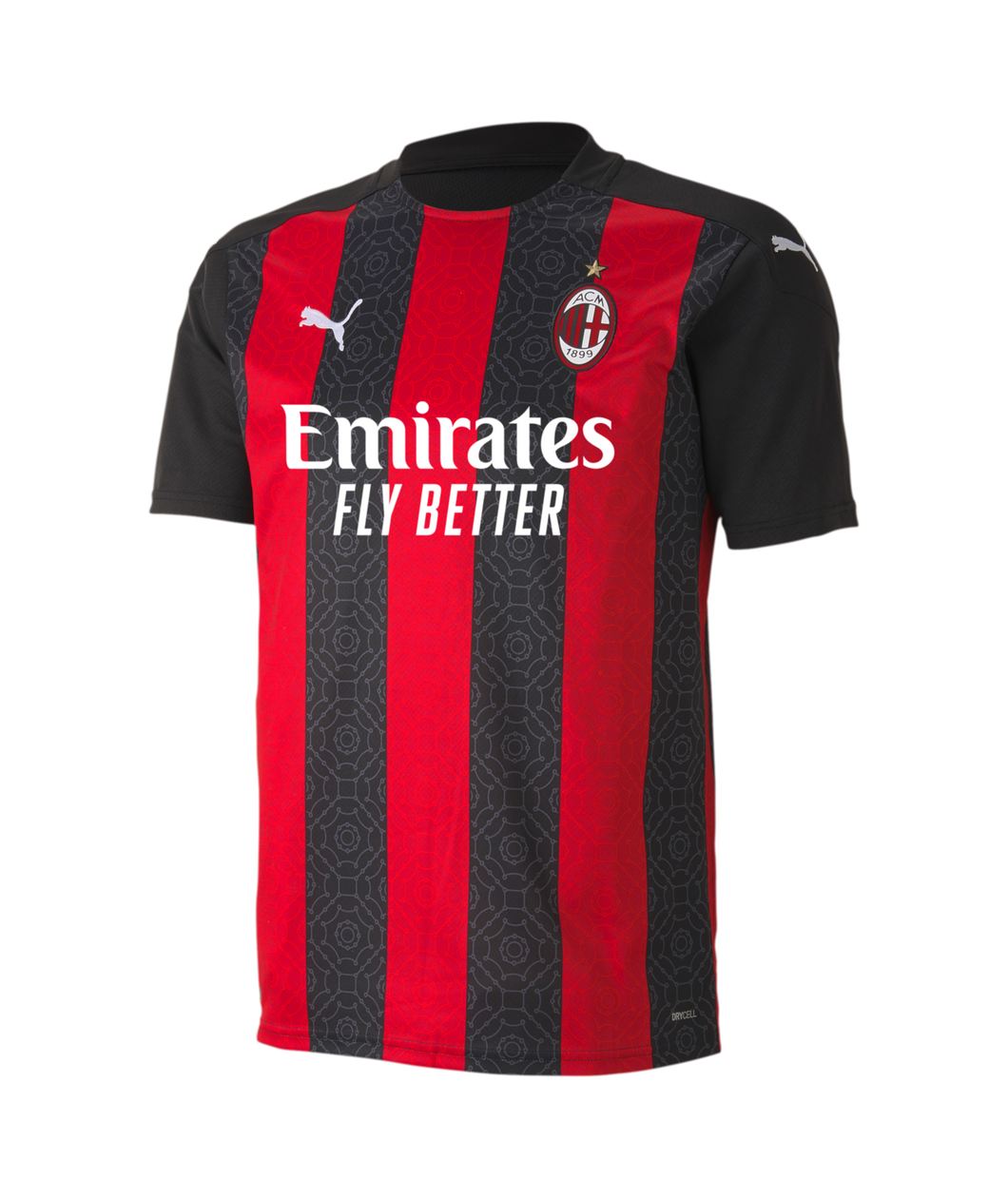 Puma Men's AC Milan Home Jersey 2020-21 TANGO RED -PUMA BLACK 75727701