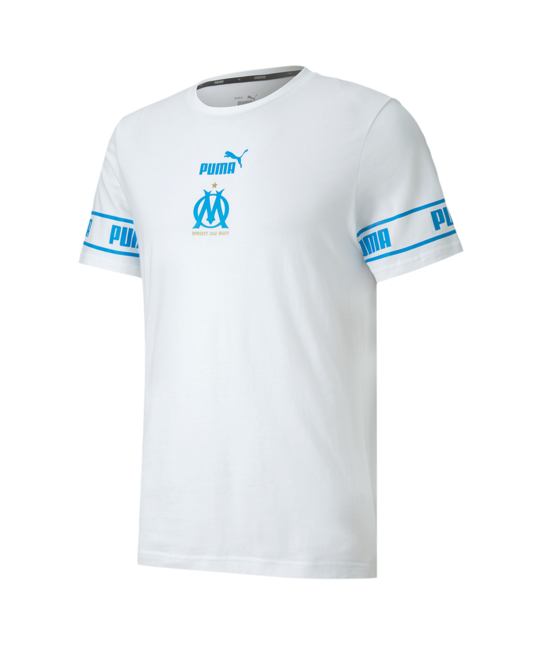 Puma Olympique Marseille Football Culture Tee White/Blue 2020 75785101
