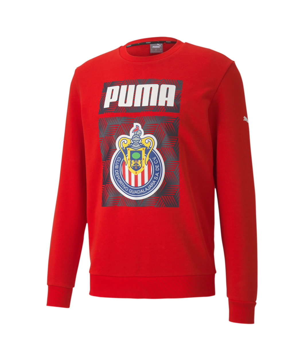 Puma Chivas FC Graphic Sweat Shirt 2020 Red 75815007 Soccer Zone