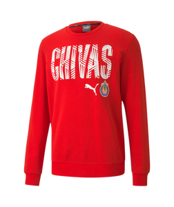 Puma Chivas FC Wording Sweat Shirt 2020 Red 75815307