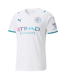 Puma Manchester City FC Away Jersey 21/22 759211 02 WHITE/TEAL