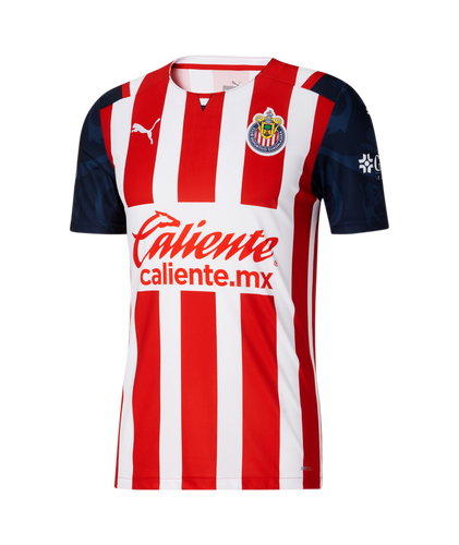 Puma Chivas Home Shirt Jersey 21-22 763229 01 RED/WHT