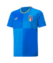 Load image into Gallery viewer, Puma Youth Italy Home Jersey 2022 Blue 765645 01