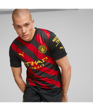 Load image into Gallery viewer, Puma Manchester City FC Away Replica Jersey 2022/23 765722 02 BLACK/RED