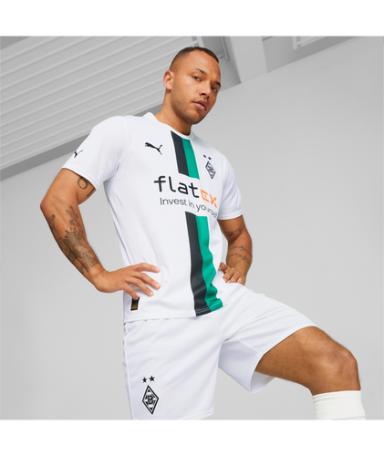 Puma Borussia Mönchengladbach Home Jersey 2022-23  765977 01 White/Black/Green
