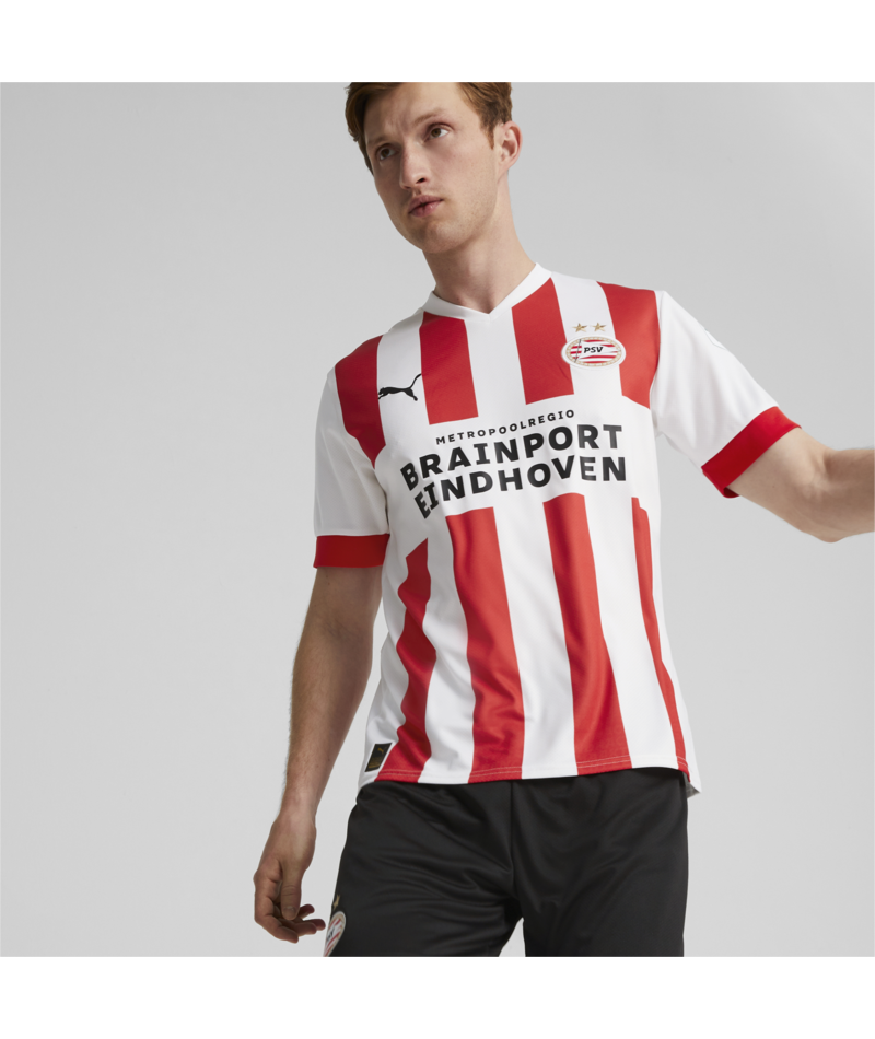 Puma PSV Eindhoven Home Jersey 2022 23 766038 01 RED WHITE Soccer Zone