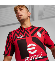 Load image into Gallery viewer, Puma AC Milan Prematch Jersey 2022/23 767549 06 RED/BLACK