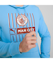 Load image into Gallery viewer, Puma Manchester City FC FTBLCORE Hoody 2022/23 767789 01 Light Blue