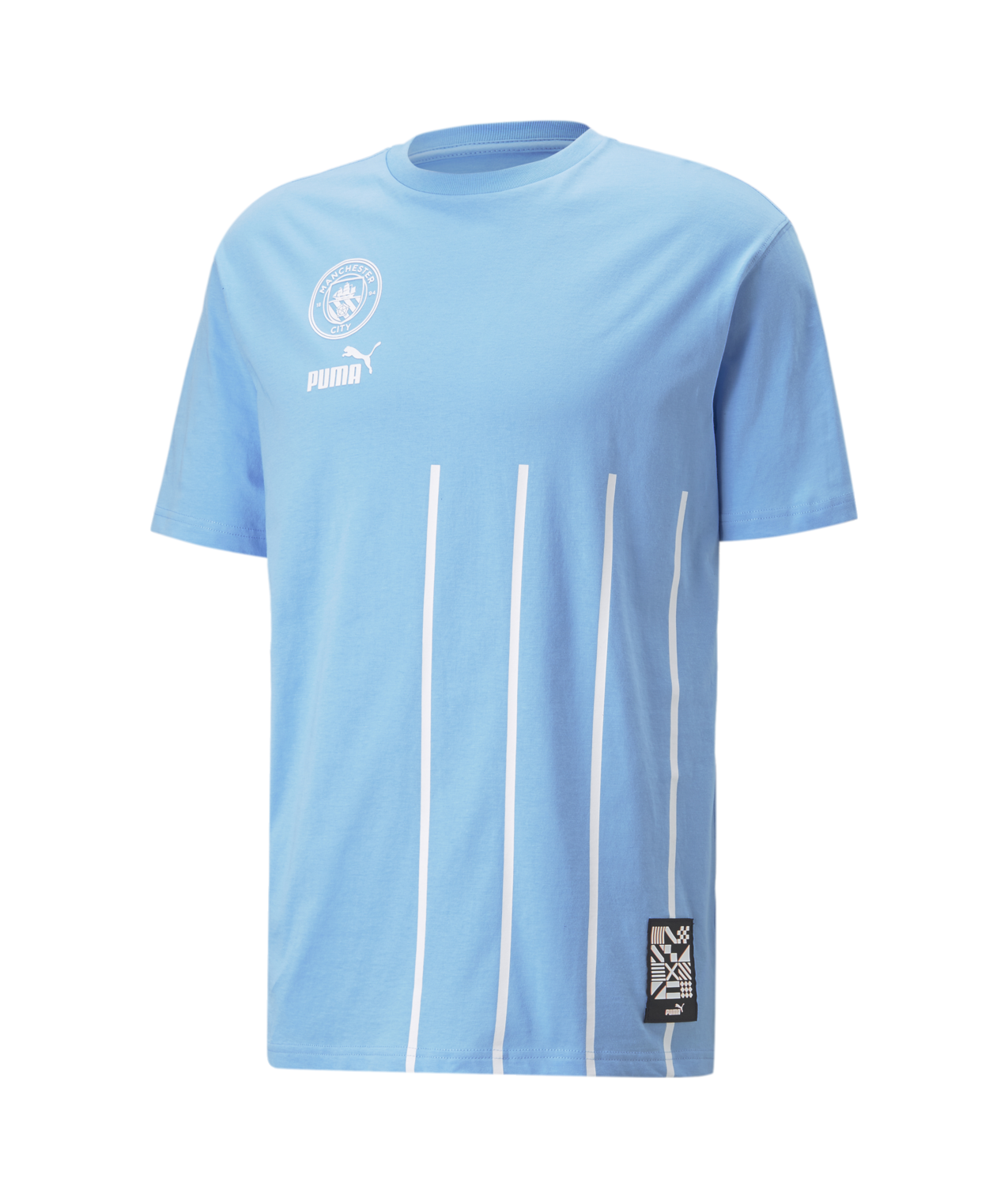 Puma Manchester City FC FTBLCULTURE Soccer 12 Tee – Blue/White 2022/23 Zone 767793