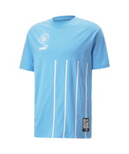 Load image into Gallery viewer, Puma Manchester City FC FTBLCULTURE Tee 2022/23  767793 12 Blue/White
