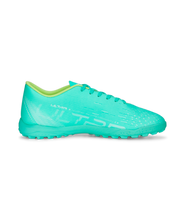 Load image into Gallery viewer, Puma Ultra Play Turf Soccer Shoes 107226 03  ELECTRIC PEPPERMINT-PUMA WHITE-FAST YELLOW