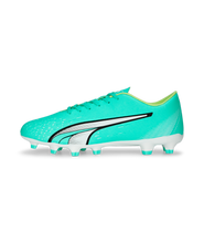 Load image into Gallery viewer, Puma Ultra Play Soccer Cleats 107224 03 ELECTRIC PEPPERMINT-PUMA WHITE-FAST YELLOW
