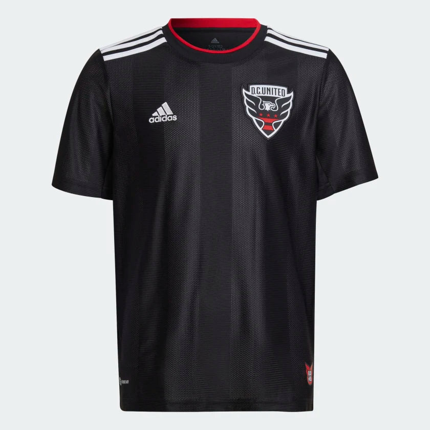 adidas DC United Adult Home Jersey 2022 H47824 BLACK/RED