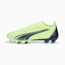 Load image into Gallery viewer, Puma Ultra Match FG/AG Soccer Cleats 106900 01  FIZZY LIGHT-PARISIAN NIGHT-BLUE GLIMMER