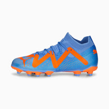 Load image into Gallery viewer, Puma Future Match FG/AG Youth Soccer Cleats 107195 01 BLUE GLIMMER-PUMA WHITE-ULTRA ORANGE