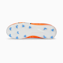 Load image into Gallery viewer, Puma Ultra Play FG/AG Junior Soccer Cleats 107233 01 ULTRA ORANGE-PUMA WHITE-BLUE GLIMMER
