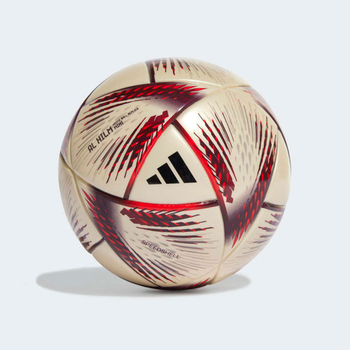 adidas 2022 FIFA World Cup AL HILM MINI SOCCER BALL HG4778 GLD/RED/BLK