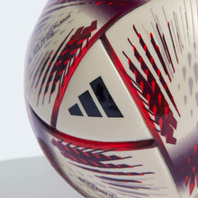 Load image into Gallery viewer, adidas 2022 FIFA World Cup AL HILM MINI SOCCER BALL HG4778 GLD/RED/BLK