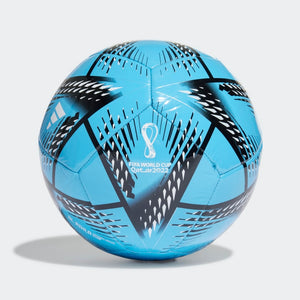 adidas Al Rihla Match Ball Replica Club H57784 BLUE/BLACK - 2022 FIFA World Cup