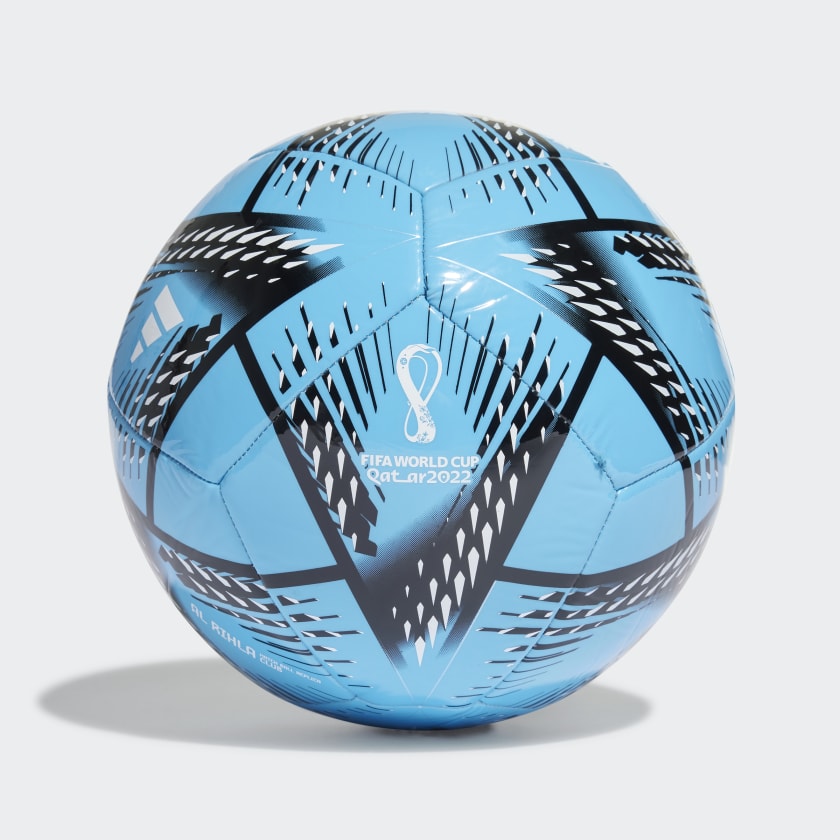 adidas Al Rihla Match Ball Replica Club H57784 BLUE/BLACK - 2022 FIFA World Cup