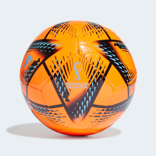 adidas Al Rihla Match Ball Replica Club H57803 ORANGE/BLACK - 2022 FIFA World Cup