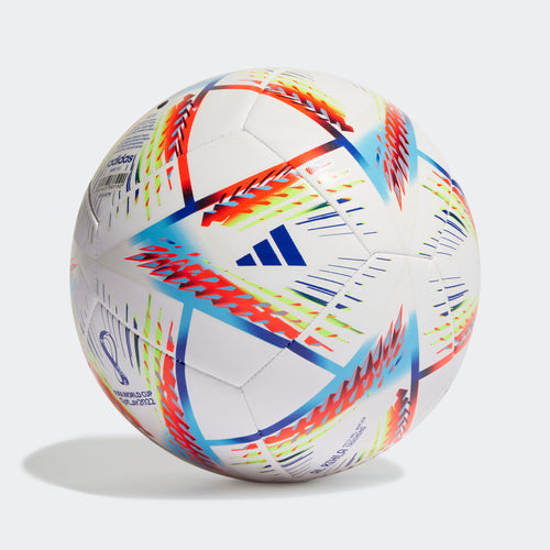 adidas Al Rihla Match Ball Training H57798 WHITE/SOLAR/BLUE - 2022 FIFA World Cup