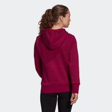 Load image into Gallery viewer, adidas Women&#39;s Badge of Sport Overhead Hoodie Power berry GC6928
