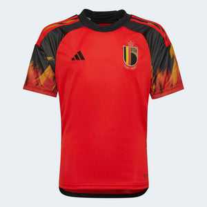 adidas Juniors Belgium Home Jersey 2022/23 HE6632 Red/Black