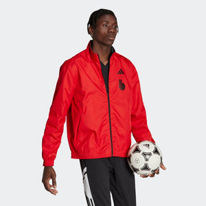 adidas Adult Belgium Anthem Jacket 2022/23 HE1431 Black/Red