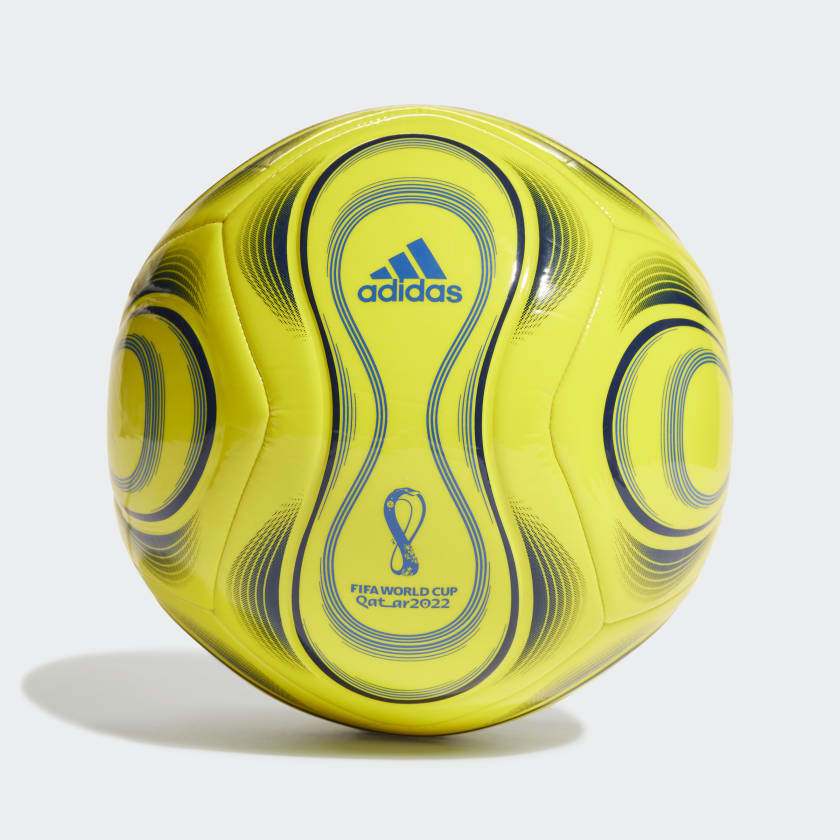 adidas Brazil World Cup 2022 Soccer Ball HM8156 Yellow/Blue - Size 5