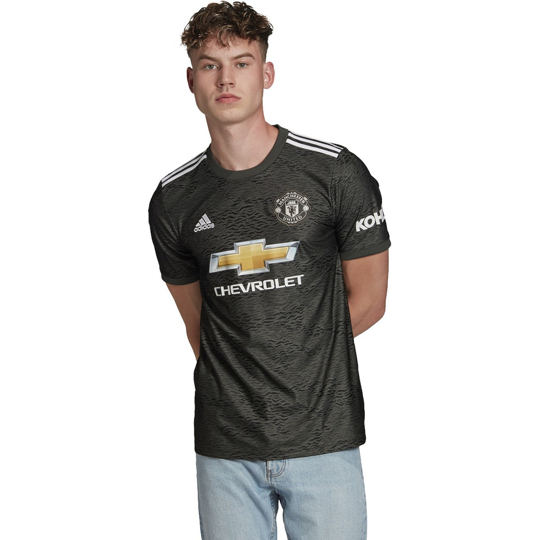 adidas Men's Manchester United Away Jersey 2020-21 Green/Black EE2378