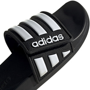 Adidas Adilette Comfort Adjustable Kids Slides EG1879 Black/White