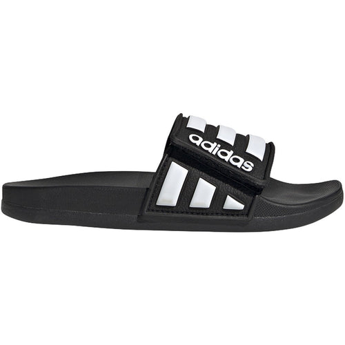 Adidas Adilette Comfort Adjustable Kids Slides EG1879 Black/White