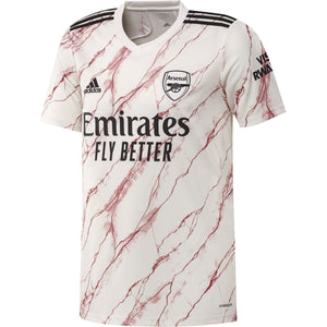 adidas Adult Arsenal Away Jersey 2020-21 White/Black/Red EH5815