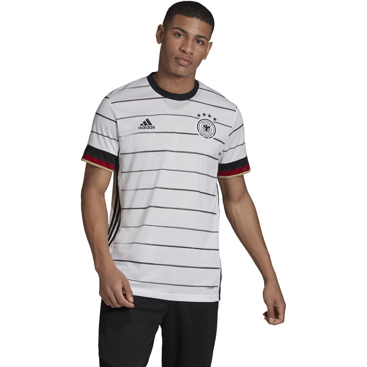 Adidas Men's Germany 2022 Away Long Sleeve Jersey - Black, XL