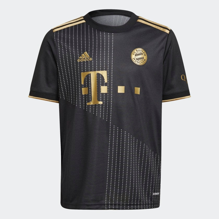 adidas FC Bayern Munich Jersey 21/22 GR0484 BLACK/GOLD – Soccer Zone