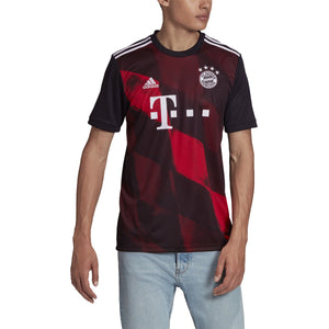 adidas Adult Bayern Munich 3rd Jersey 2020-21 Black FN1949