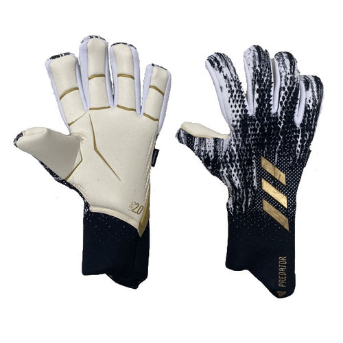 adidas Predator Pro FingerSave Gloves Black White Gold FS0401