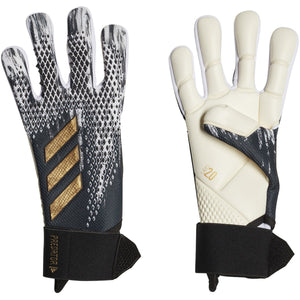 Adidas Predator 20 Competition Gloves Black White Gold FS0409
